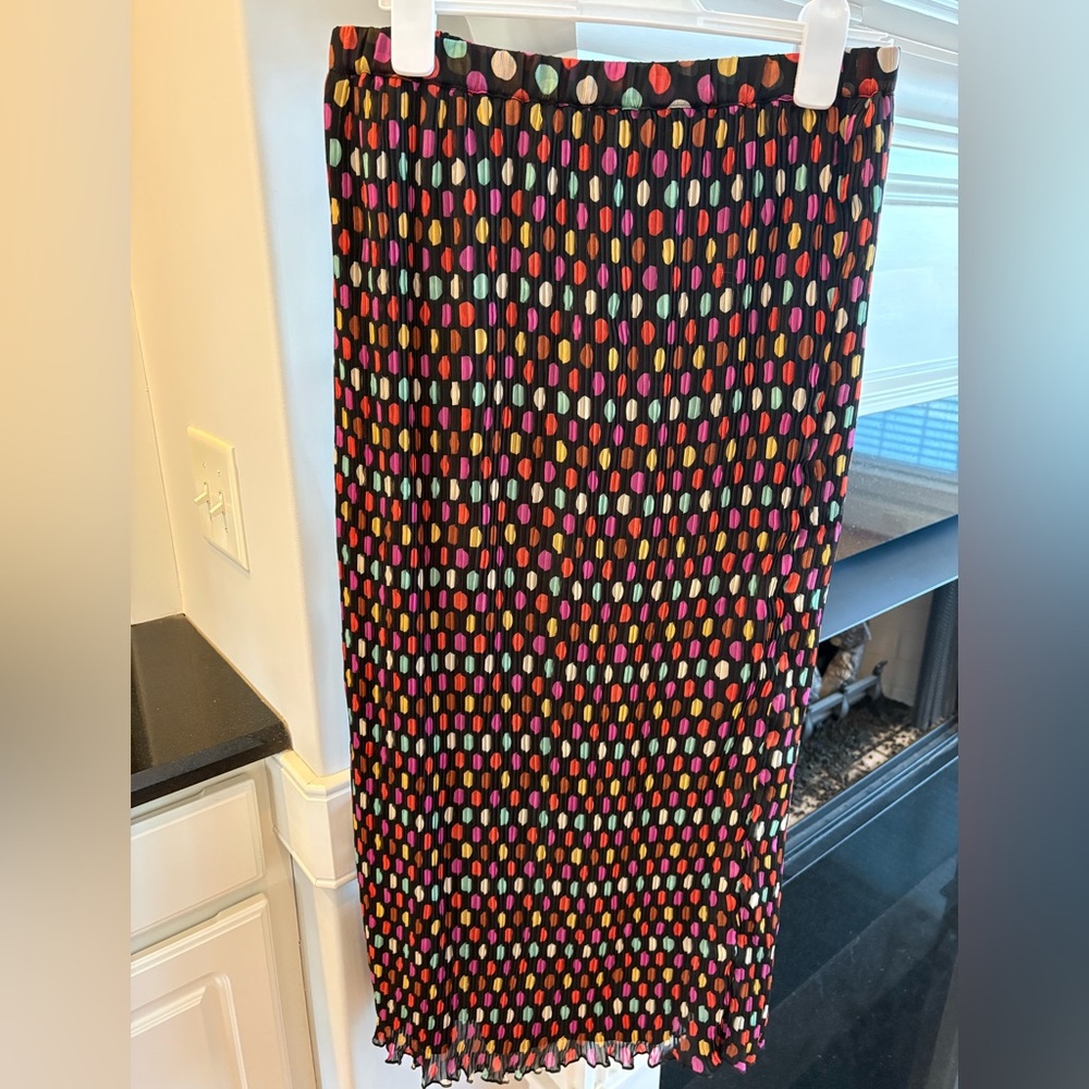 Vibrant Dotted Maxi Skirt